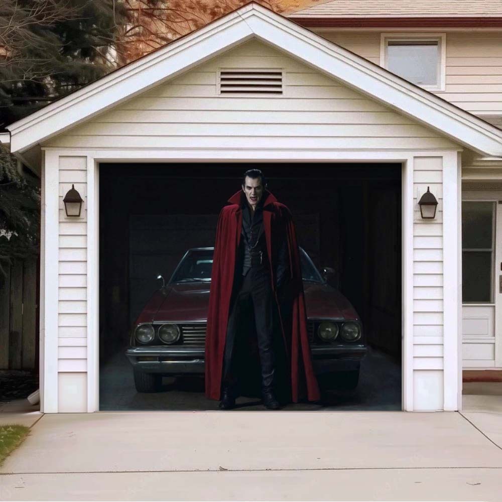 The BloodSucker Halloween Garage Door Cover D468