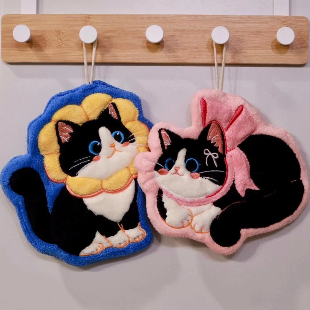 Adorable Cat Hand Towels - H549