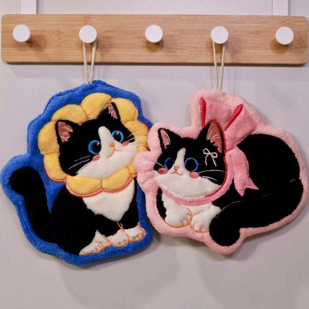 Adorable Cat Hand Towels - H549