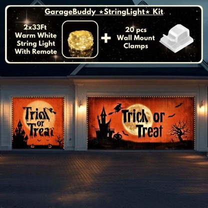 Trick Or Treat Halloween Garage Door Covers D464