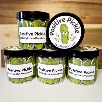 Positive Pickle Emotional Support Affirmation Cards