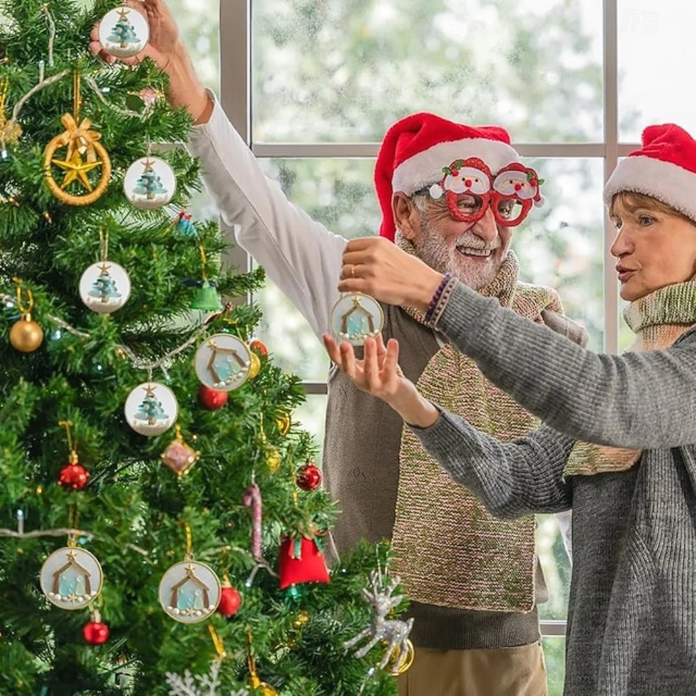Sea Glass Coastal Christmas Tree Ornament