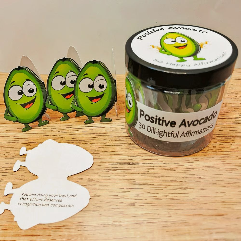 Positive Pickle Emotional Support Affirmation Cards