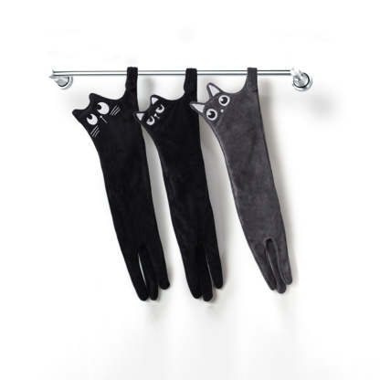 Adorable Cat Hand Towels - Indifferent Face