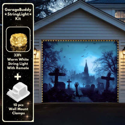 Grave Rising Halloween Garage Door Covers D460