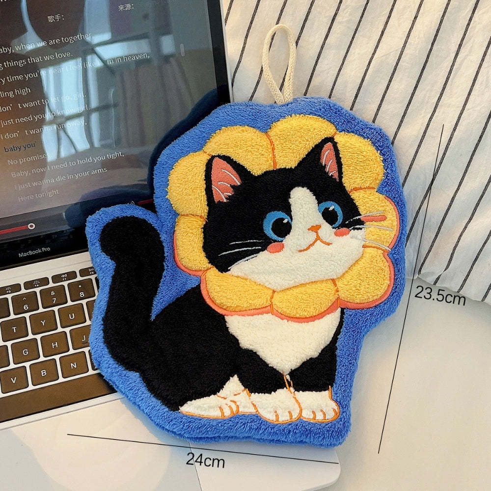 Adorable Cat Hand Towels - H549