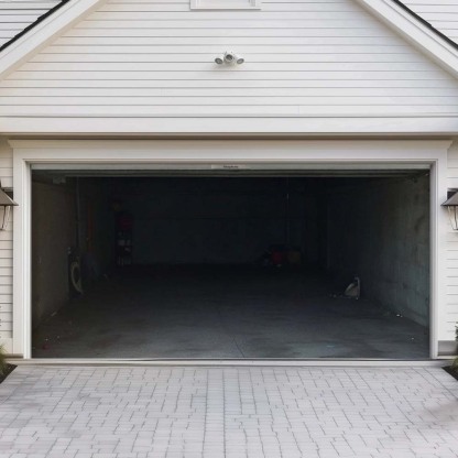 Empty Garage Halloween Garage Door Covers D462