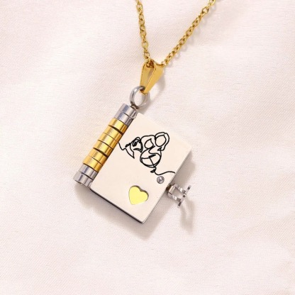 For Granddaughter - The Most Beautiful Chapter Book Necklace