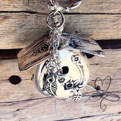 🐦Birdhouse Silver Necklace - The 1951 "Magnolia" Silverware Birdhouse✨🎉
