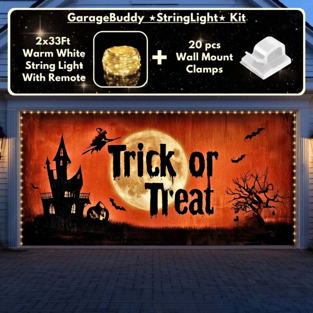 Trick Or Treat Halloween Garage Door Covers D464