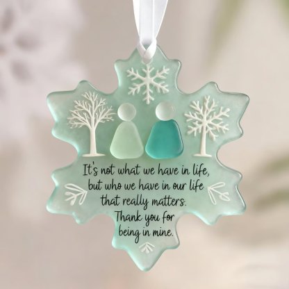Sea Glass Friendship Keepsake - Ceramic Ornament