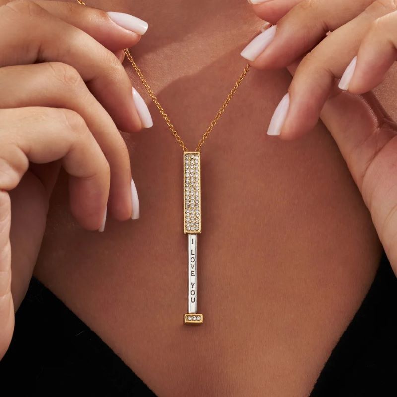 I Love You - Hidden Message Necklace