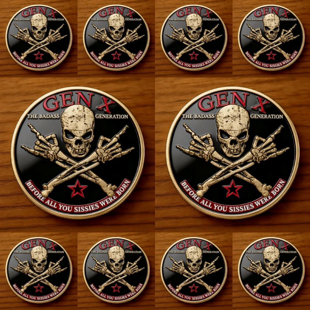 GEN X Coin – The Ultimate Tribute to the Badass Generation