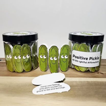 Positive Pickle Emotional Support Affirmation Cards