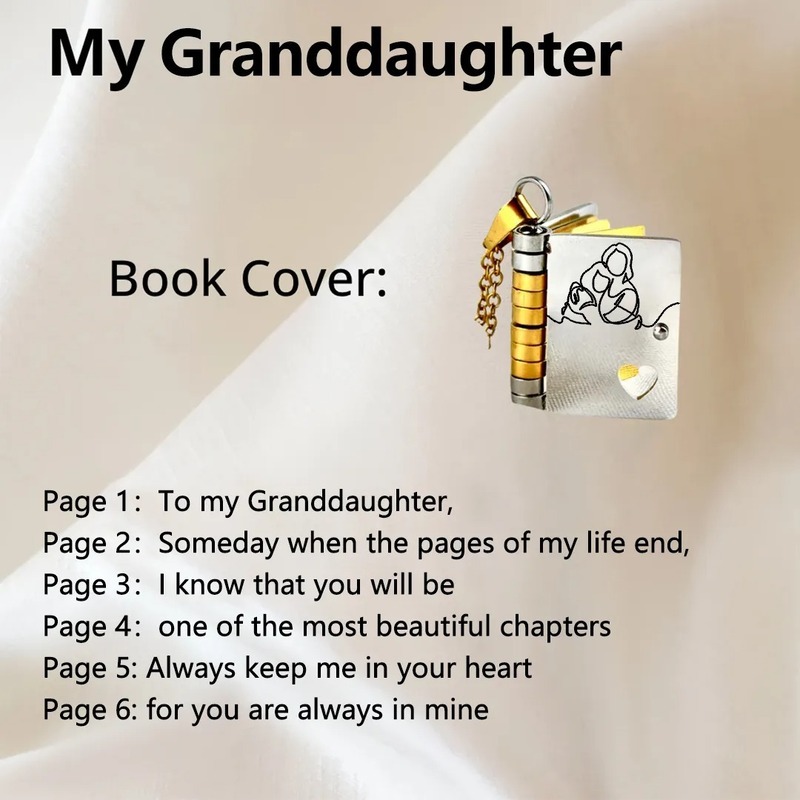 For Granddaughter - The Most Beautiful Chapter Book Necklace