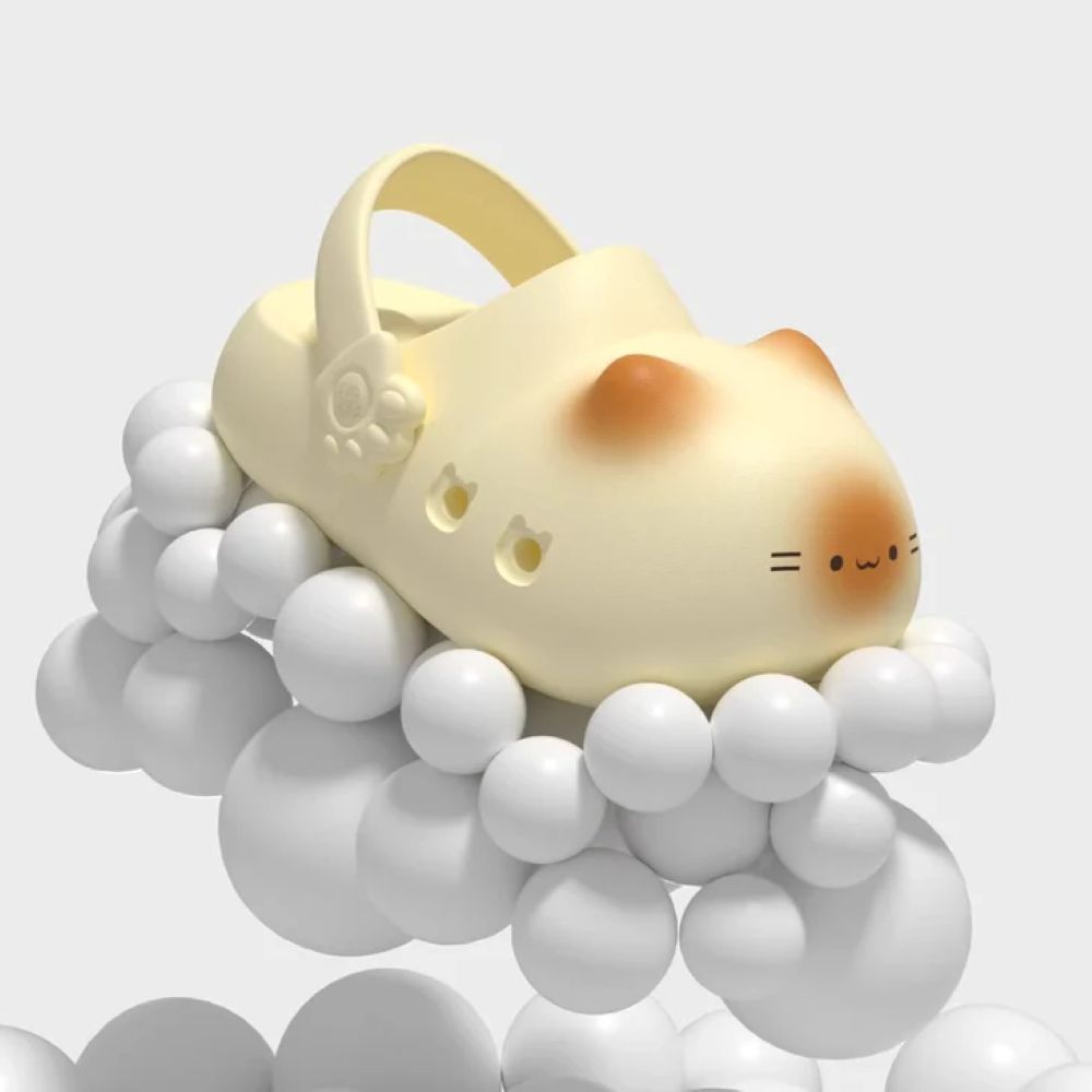 Cat Paw Print Clogs – Cute Cat Lover Slip-On Shoes That Leave Paw Prints