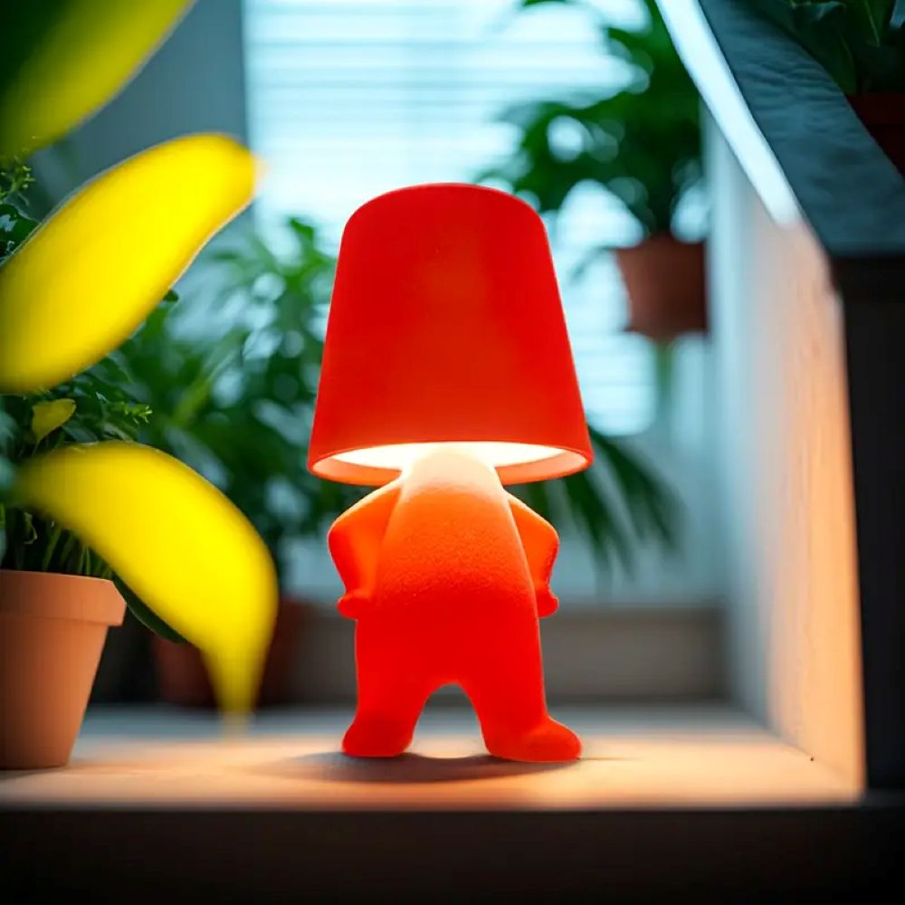 Moodster Lamp - A Playful Twist on The Thinker