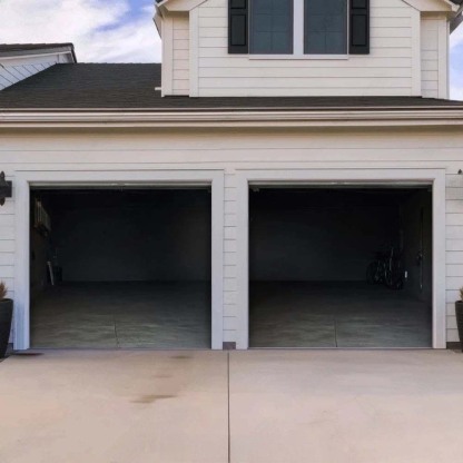 Empty Garage Halloween Garage Door Covers D462