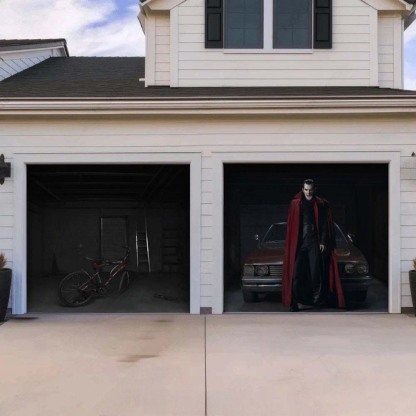 The BloodSucker Halloween Garage Door Cover D468