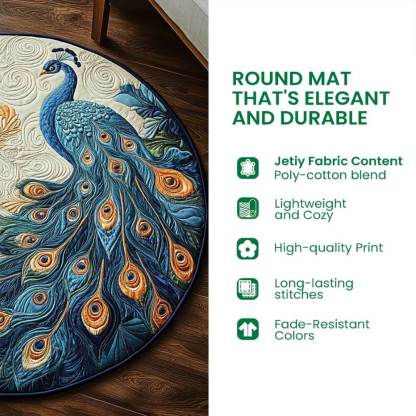 Pumpkin Portal 3D Illusion Round Rug - H736