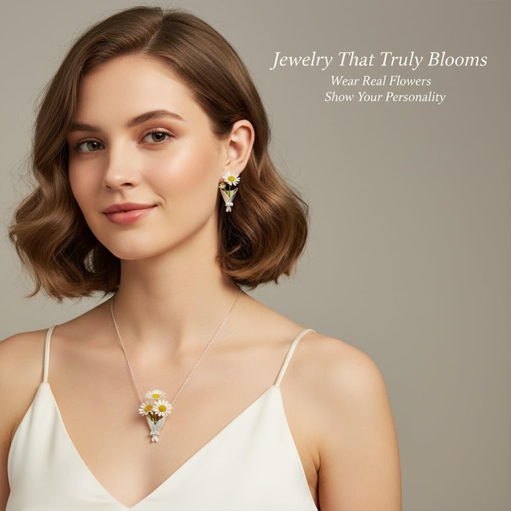 Real Flower Keepsake Necklace – DIY Floral Bouquet