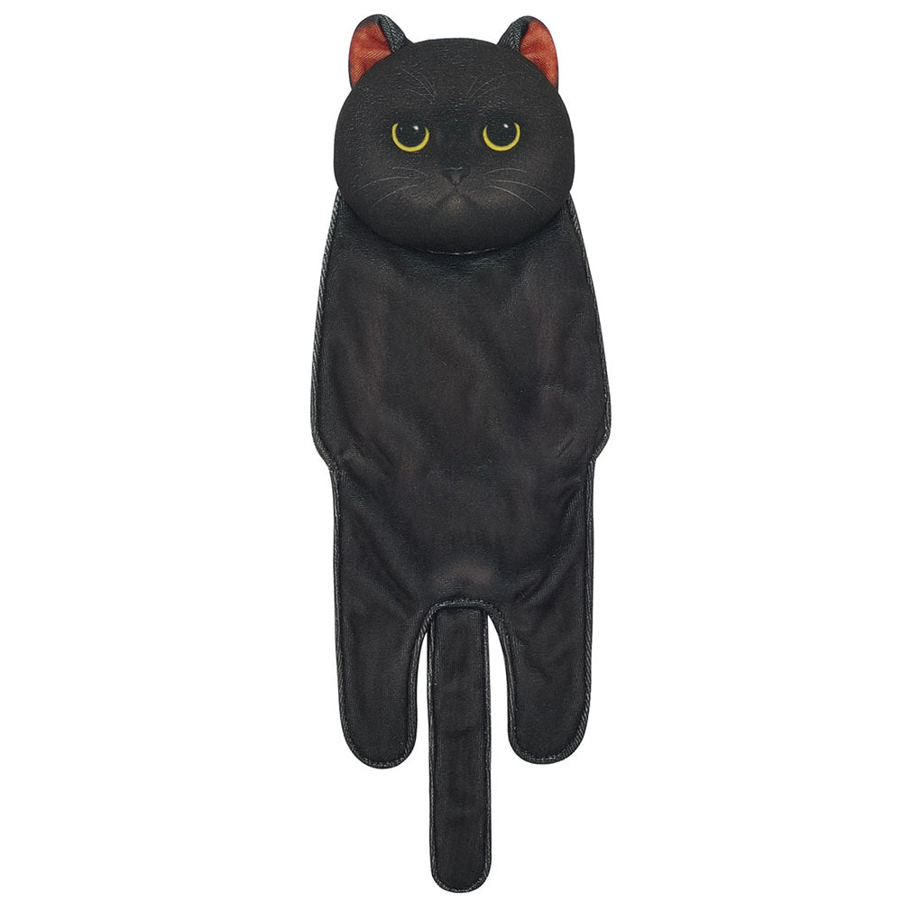 Adorable Cat Hand Towel With Hanging Loop - H548