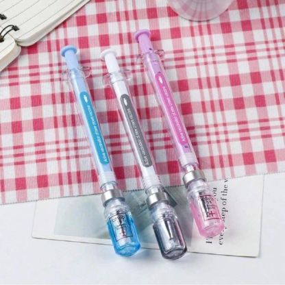 Syringe Shape Gel Pens – Fun Design With Smooth Writing