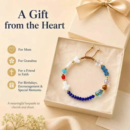 Christian faith bracelet as a meaningful gift