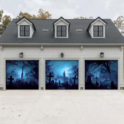 Grave Rising Halloween Garage Door Covers D460