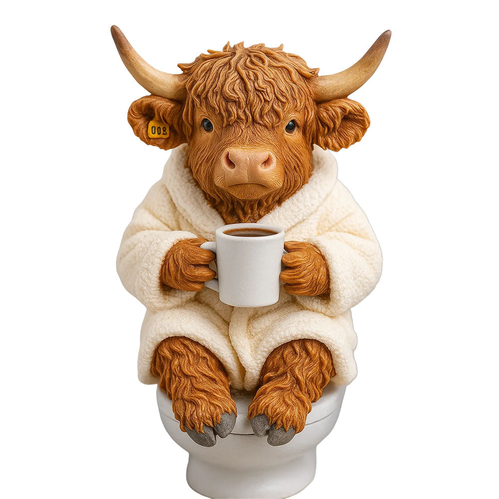Highland Cow Advent Calendar 2026 - 3D Handmade Highland Cow Doll (24Pcs)