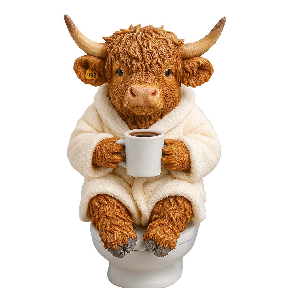 Highland Cow Advent Calendar 2026 - 3D Handmade Highland Cow Doll (24Pcs)