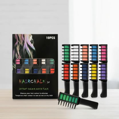 Festive Fun Hair Chalk Combs 🌈