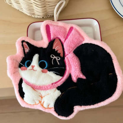 Adorable Cat Hand Towels - H549