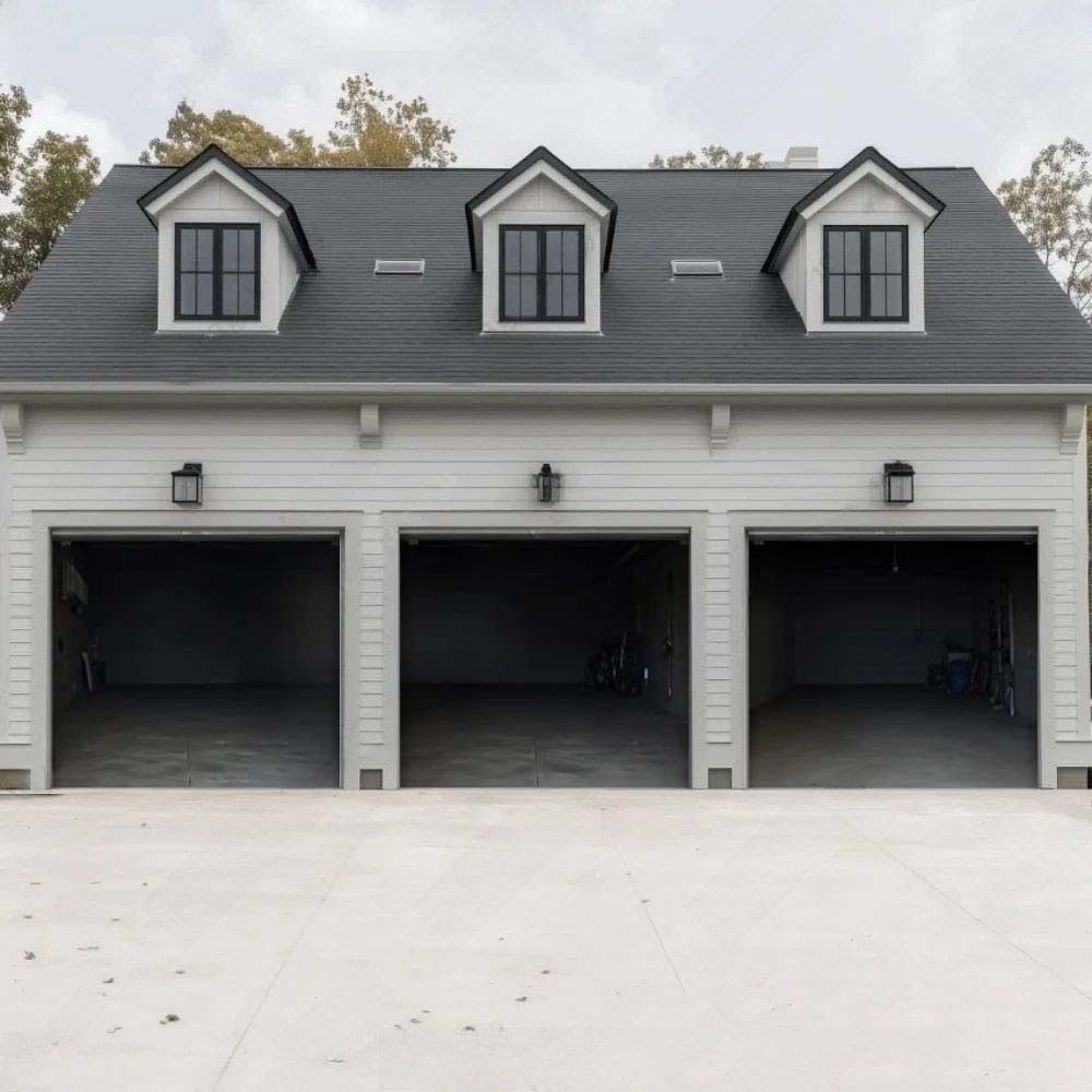 Empty Garage Halloween Garage Door Covers D462