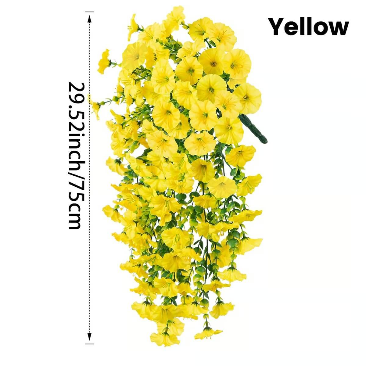 UV Resistant Hanging Artificial Morning Glory Vine