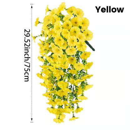 UV Resistant Hanging Artificial Morning Glory Vine