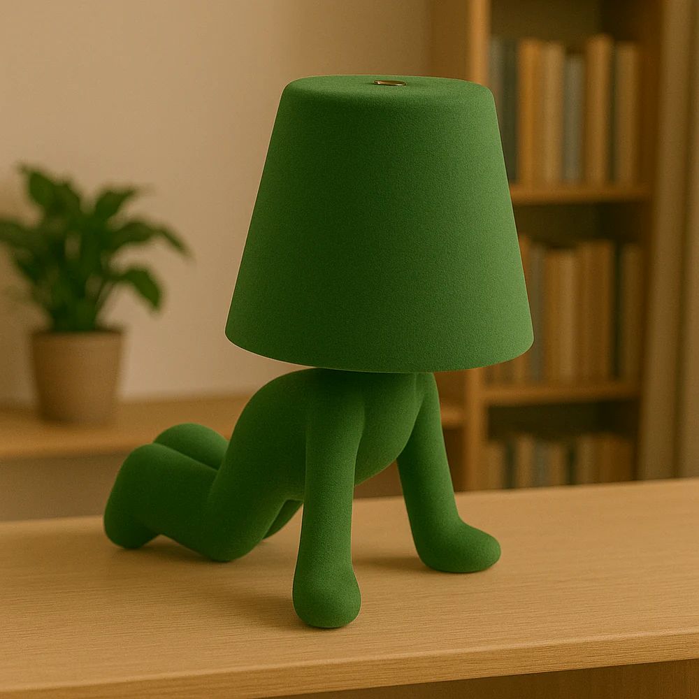 Moodster Lamp - A Playful Twist on The Thinker
