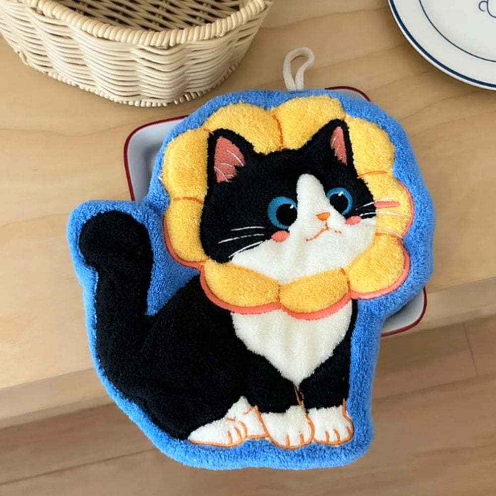 Adorable Cat Hand Towels - H549