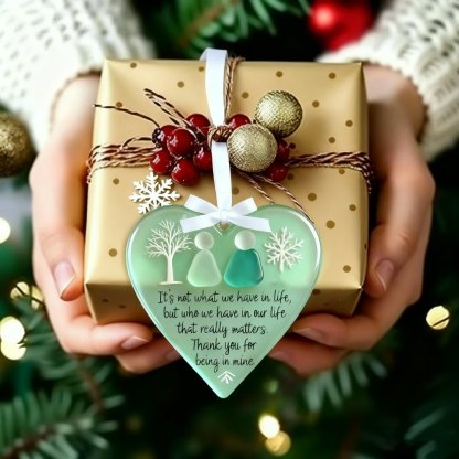 Sea Glass Friendship Keepsake - Ceramic Ornament