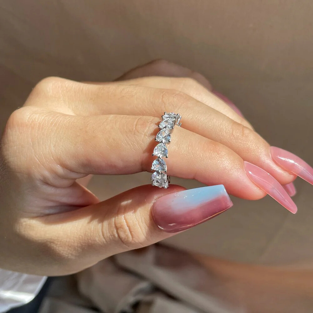 Heart Cut Ring - 925