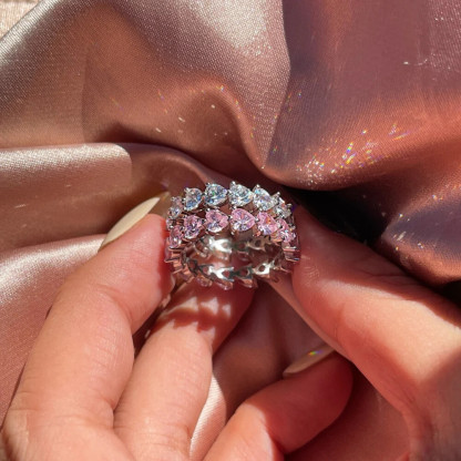 Heart Cut Ring - 925