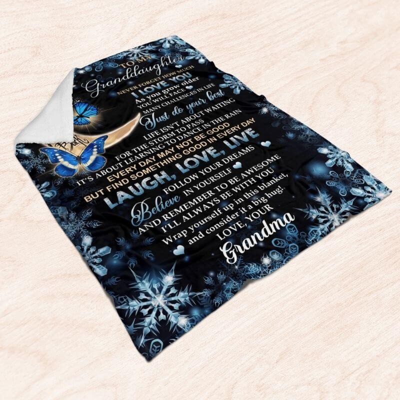 To My Granddaughter - Premium Blanket