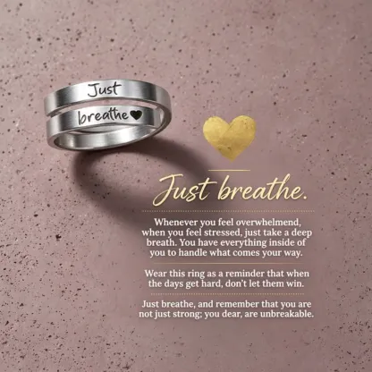 Just Breathe Adjustable Ring