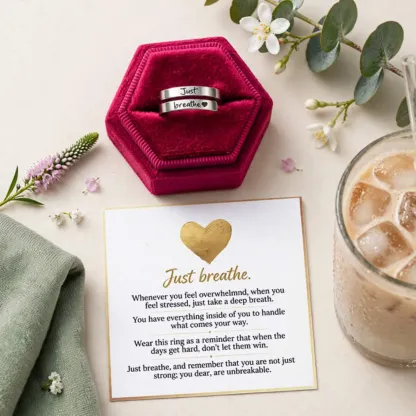 Just Breathe Adjustable Ring