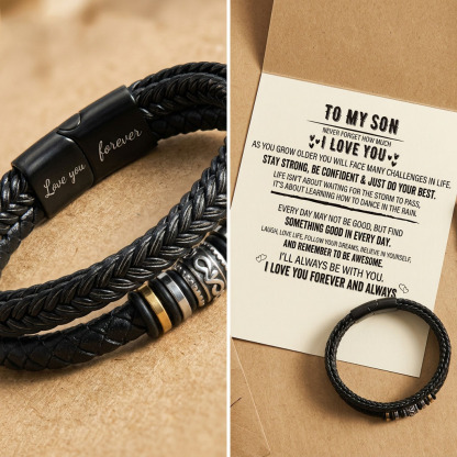 To My Son - Love You Forever - Black