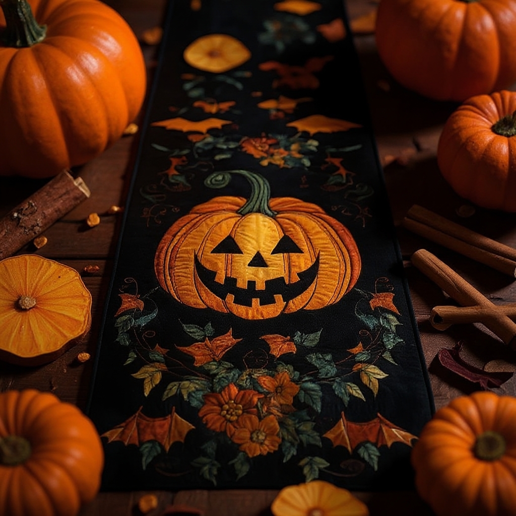 Halloween Cheer Table Runner