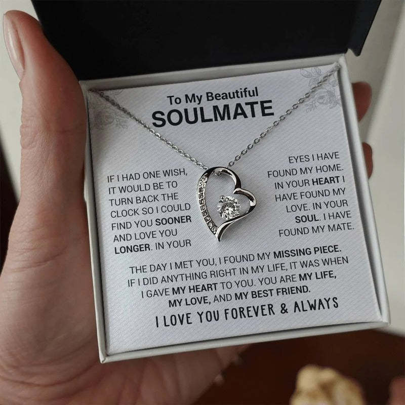 To My Beautiful Soulmate Necklace