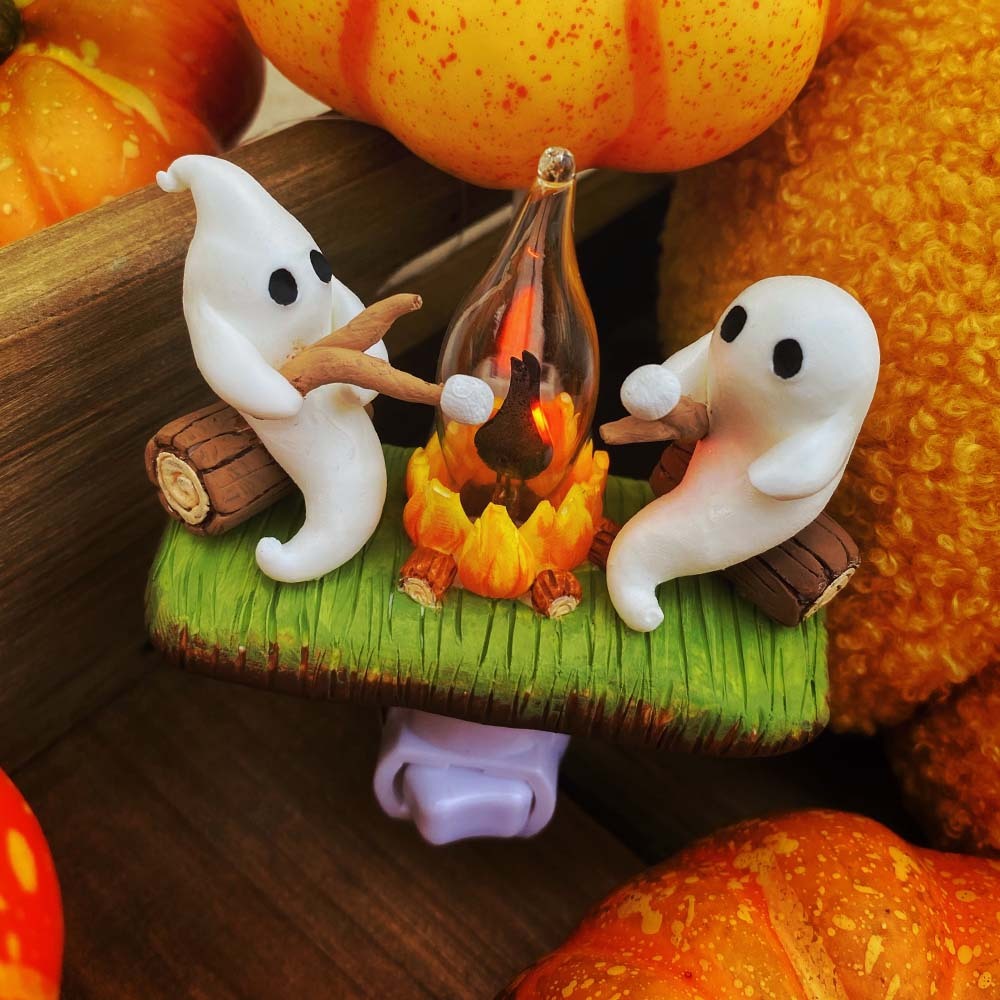Ghost Campfire Flickering Nightlight