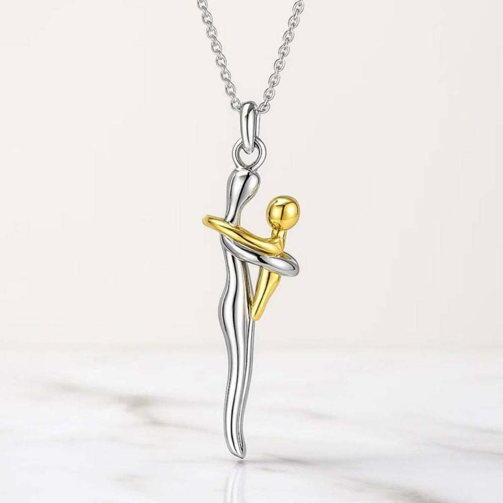 Forever Bond - Mother & Child Hug Necklace