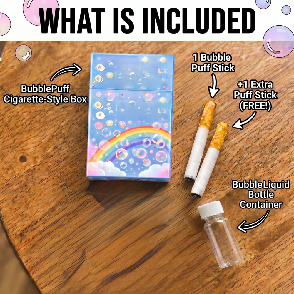 Bubble Joy - Portable Bubble Wand Toy Set